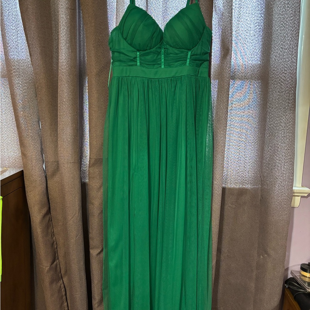 Iris Vibrant Green Maxi Dress